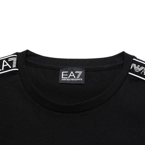 EA7阿玛尼【22春夏新款】男士LOGO系列棉质圆领短袖T恤 3LPT18 PJ02Z 商品图7