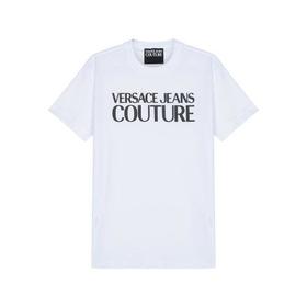 VERSACE JEANS COUTURE/VERSACE JEANS COUTURE 范思哲 2021款 男士短袖T恤 男士棉质圆领短袖T恤 B3GWA7TA 30454
