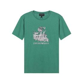 Emporio Armani/安普里奥阿玛尼【21秋冬新款】男士短袖T恤棉质圆领LOGO印花图案 6K1T6Q 1JQ4Z