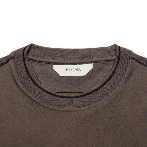 Z ZEGNA/杰尼亚 2021款 男士短袖T恤 男士棉/莫代尔纤维圆领短袖T恤 VW351 ZZ680 商品图12