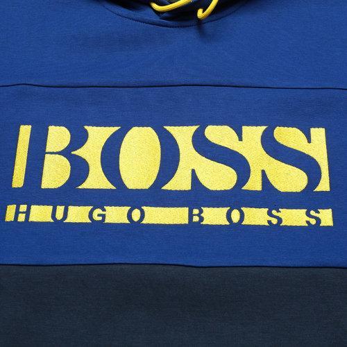 HUGO BOSS/雨果博斯 男卫衣 男士棉/聚酯纤维连帽长袖卫衣运动衫 50451159 商品图3