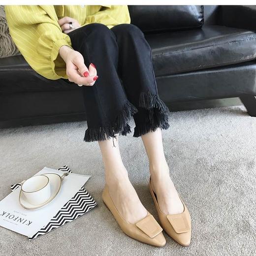 【凯撒】浅口一脚蹬气质百搭尖头单鞋 商品图2