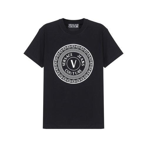 VERSACE JEANS COUTURE/VERSACE JEANS COUTURE 范思哲 2021款 男士短袖T恤 男士棉质圆领短袖T恤 B3GWA7TD 30319 商品图5