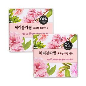 【묶음】ON 온더바디휘핑비누/체리블로썸향*2