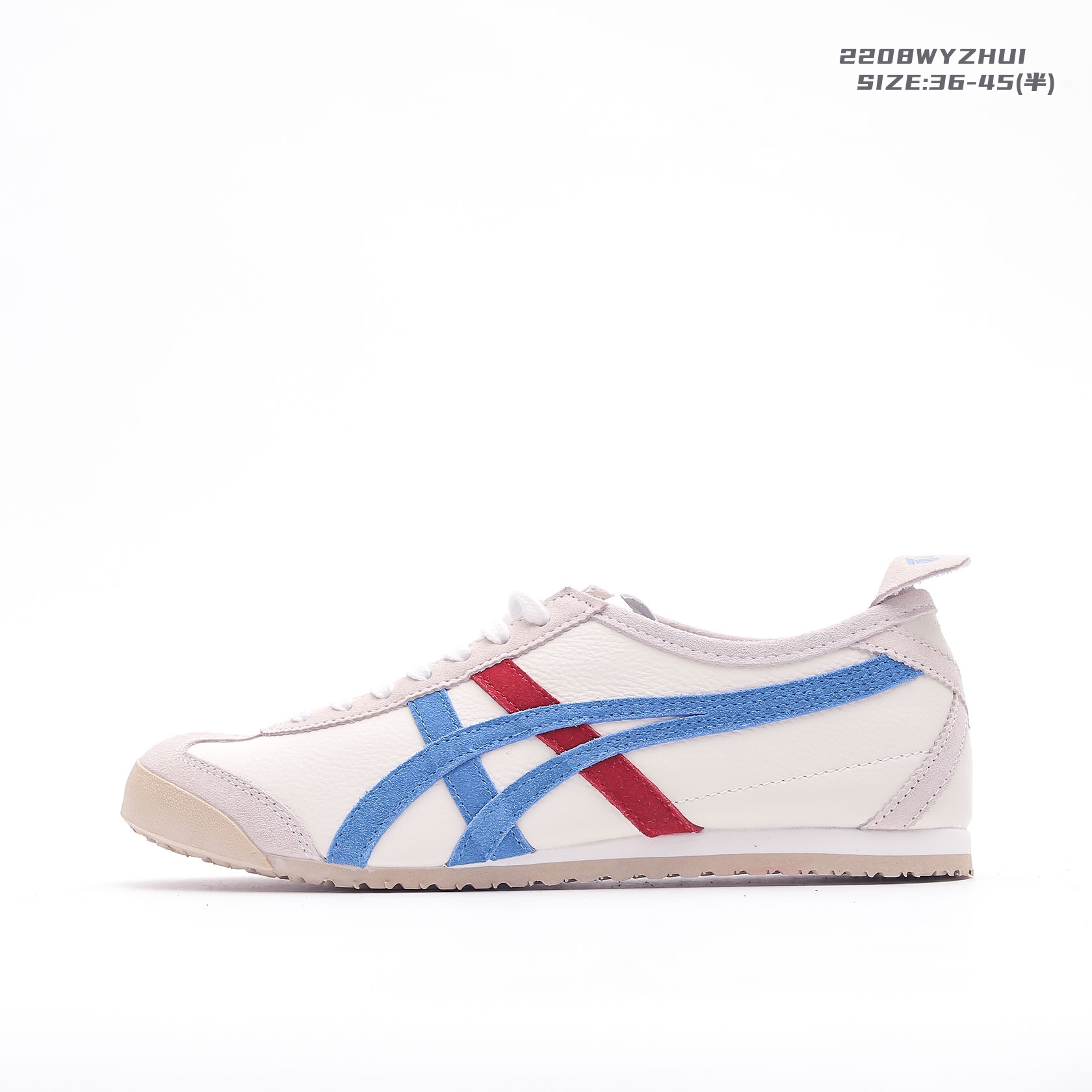 亚瑟士 鬼冢虎系列 ASICS Tiger Mexico  鬼冢虎阿斯克斯牛皮面经典休闲跑鞋