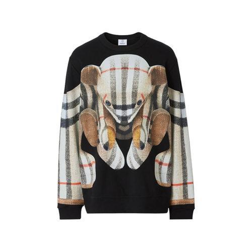 BURBERRY/博柏利【22春夏新款】男款棉质圆领长袖卫衣运动衫 80495671 商品图0