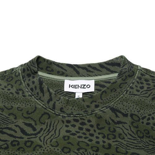 KENZO/高田贤三 男士棉质圆领长袖卫衣运动衫 5SW025 4ML 商品图2