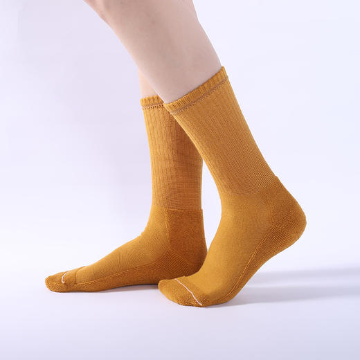 2021秋冬加厚新款微压中高筒瑜伽袜保暖防滑普拉提袜地板袜舞蹈袜 商品图2