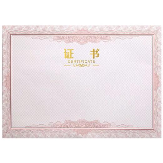 证书纸证书内页A4空白12开可打印内芯1张 商品图0