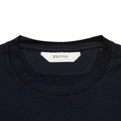 Z ZEGNA/杰尼亚 男士短袖T恤 男士Z ZEGNA标识印花棉质圆领短袖T恤 VY372 ZZ630I 商品图2
