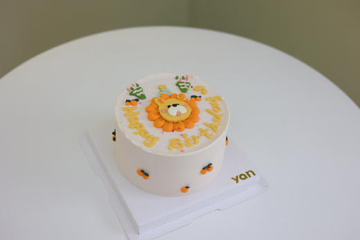 奶油霜手绘小狮子 商品图1