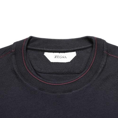 Z ZEGNA/杰尼亚 2021款 男士短袖T恤 男士棉/莫代尔纤维圆领短袖T恤 VW351 ZZ680 商品图2