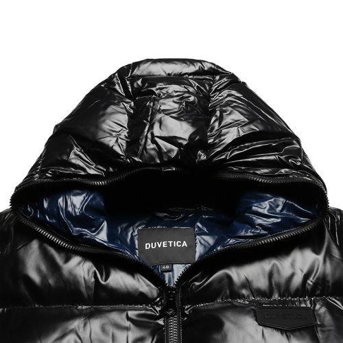 DUVETICA/DUVETICA【21秋冬新品】男士羽绒服 男士KORNEPHOROS系列聚酰胺纤维中长款鹅绒连帽羽绒服大衣外套 212 U5030157S00 1035R 商品图7