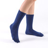 中筒橡筋微压秋冬新款五指袜女保暖止滑运动瑜伽袜吸汗透气小腿袜 商品缩略图3