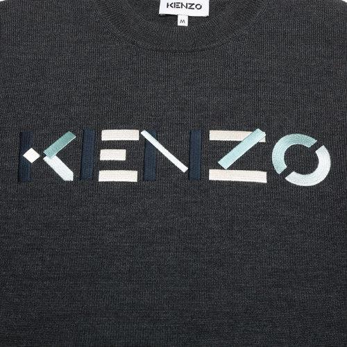 KENZO/高田贤三 男士针织衫/毛衣男士羊毛圆领长袖毛衣针织衫套头衫5PU5413LA 商品图3