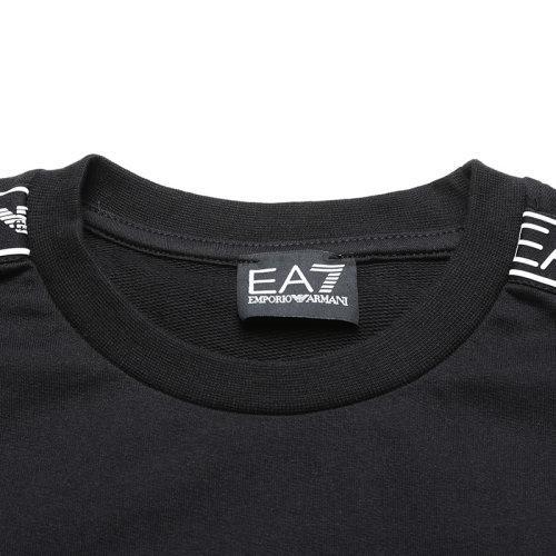 EA7阿玛尼【22春夏新款】男士LOGO系列棉质圆领长袖卫衣运动衫 3LPM39 PJ05Z 商品图8