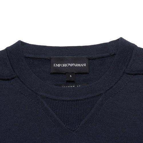 Emporio Armani/安普里奥阿玛尼【21秋冬新款】男士针织衫/毛衣 男士绵羊毛/莱赛尔纤维圆领长袖针织衫羊毛衫 8N1MUV 1MJWZ 商品图7
