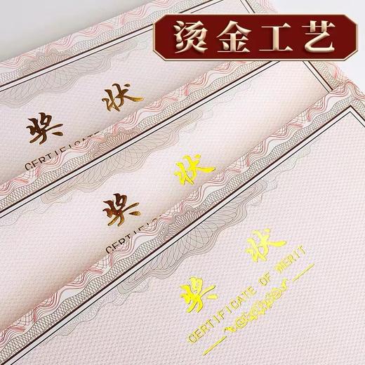 奖状小学生奖状纸a412开可打印空白初中生内纸幼儿园期末儿童创意三好学生证书12K内芯内页 商品图2