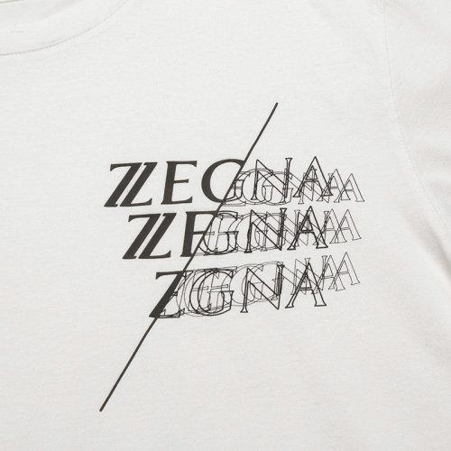 Z ZEGNA/杰尼亚 男士短袖T恤 男士Z ZEGNA标识印花棉质圆领短袖T恤 VY372 ZZ630I 商品图13