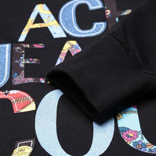 VERSACEJEANSCOUTURE/VERSACEJEANSCOUTURE 男卫衣 男士LOGO图案棉质圆领长袖卫衣运动衫 B7GZA7VF 30333 商品图4