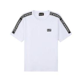 EA7阿玛尼【22春夏新款】男士LOGO系列棉质圆领短袖T恤 3LPT18 PJ02Z