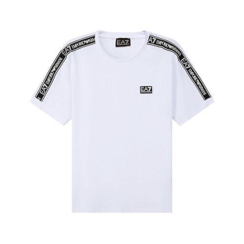 EA7阿玛尼【22春夏新款】男士LOGO系列棉质圆领短袖T恤 3LPT18 PJ02Z 商品图0