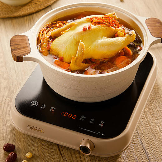 【小程序】小熊(bear)电磁炉 家用大功率2000W 火锅炉 电磁灶 智能定时 温度可调 电灶防水黑色微晶面板 DCL-A22Q5 商品图11