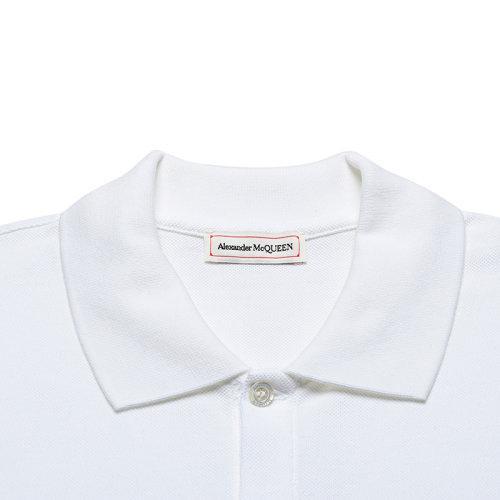 2021春夏 Alexander McQueen/亚历山大麦昆 男士短POLO 男士棉质短袖POLO衫 622106 QQX33 商品图7