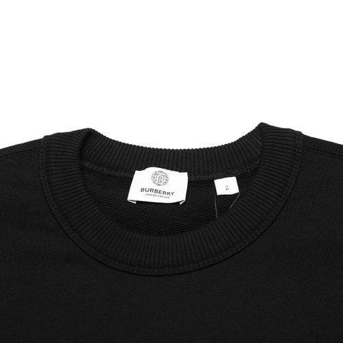 BURBERRY/博柏利【22春夏新款】男士棉质圆领长袖卫衣运动衫专属标识装饰 80417001 商品图2