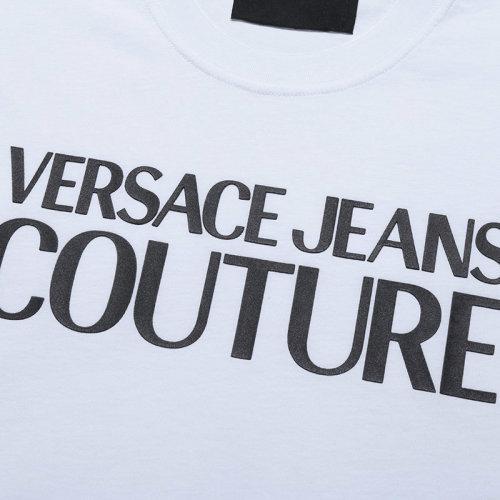 VERSACE JEANS COUTURE/VERSACE JEANS COUTURE 范思哲 2021款 男士短袖T恤 男士棉质圆领短袖T恤 B3GWA7TA 30454 商品图3