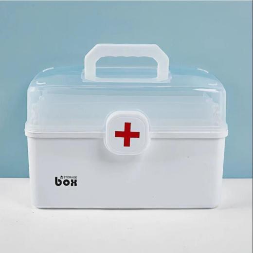 【家居好物 】惠泊鸥加厚医用十字药箱 商品图0