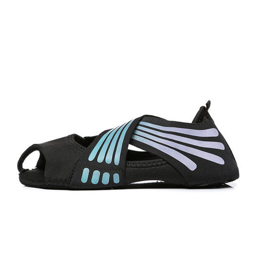 【瑜伽鞋】绑带空中瑜伽袜子防滑成年露指成人瑜珈鞋舞蹈鞋 商品图1