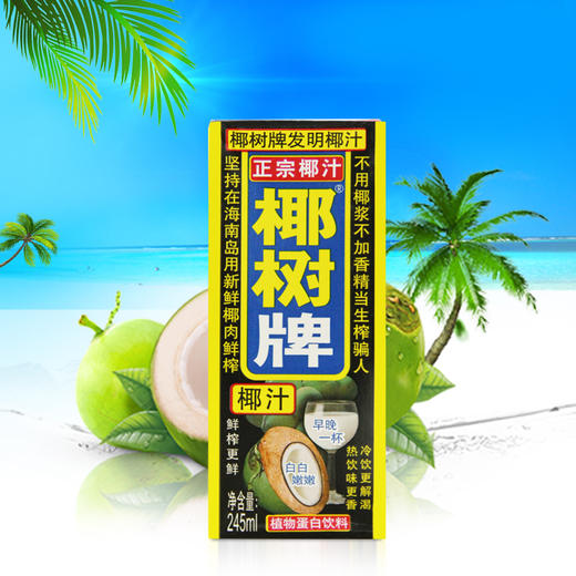 正宗椰树椰汁245ml（盒）（8A) 商品图7