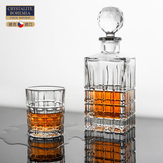 【特惠6折】捷克进口BOHEMIA外交官威士忌酒具套装一樽六杯 商品图5