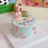 小猪小兔子（可换小动物）立体手绘蛋糕-低糖处理无添加 商品缩略图2