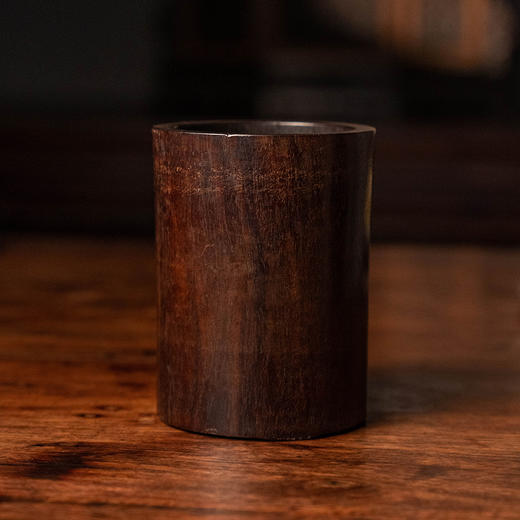 清 紫檀笔筒 商品图0