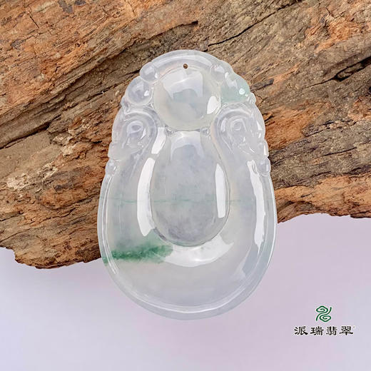 派瑞翡翠 翡翠挂件 糯种 飘花 商品图4