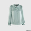 乖乖领荷叶袖衬衣 商品缩略图0