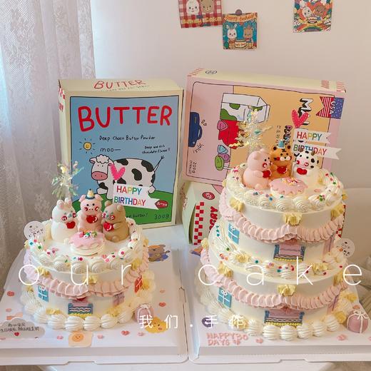 3只立体小动物复古蛋糕-低糖处理无添加 商品图3