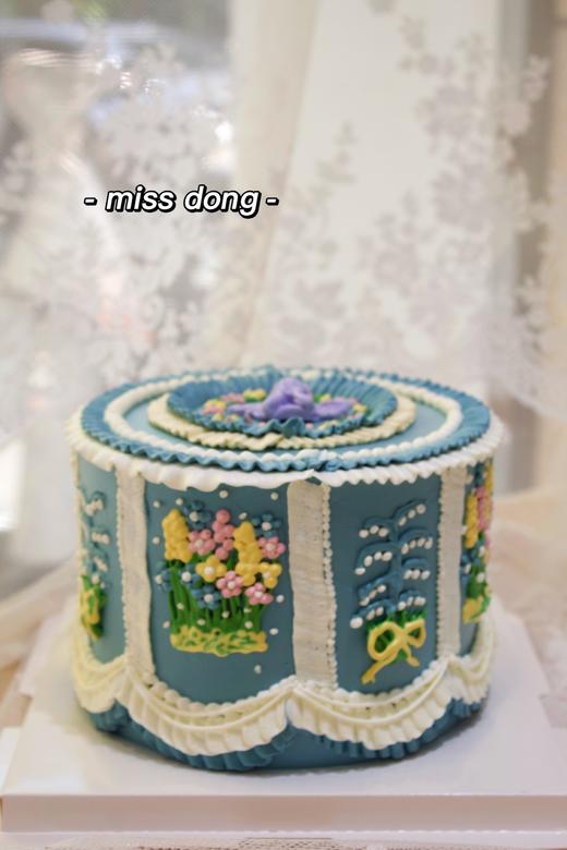 六寸加高复古花边 商品图0