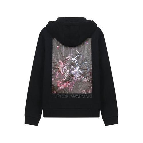 Emporio Armani/安普里奥阿玛尼 男卫衣男士棉质加绒款连帽拉链上衣外套 6K1B8P 1JM3Z 商品图0