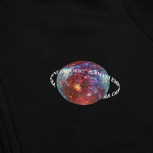 Emporio Armani/安普里奥阿玛尼 男卫衣男士棉质加绒款连帽拉链上衣外套 6K1B8P 1JM3Z 商品图4