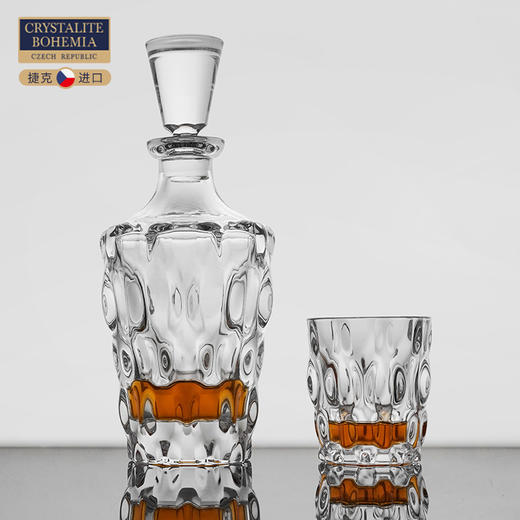 捷克进口BOHEMIA桑巴系列威士忌套装一樽六杯 商品图1