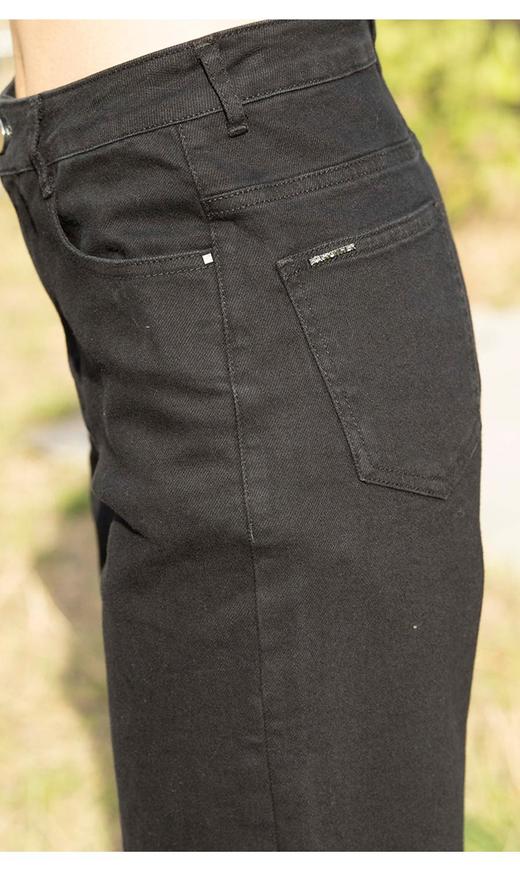 2楼名邦氨纶十棉黑色烟管裤 商品图5