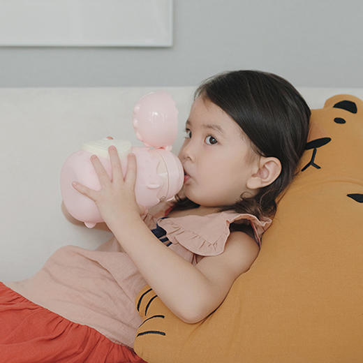 zoyzoii儿童保温杯带吸管便携宝宝水壶幼儿园男小学生女可爱水杯 商品图5