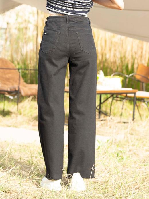 2楼名邦氨纶十棉黑色烟管裤 商品图7