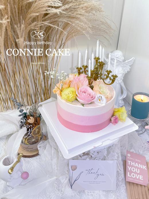 复古油画网红烛台鲜花生日蛋糕动物奶油 送朋友闺蜜 商品图4