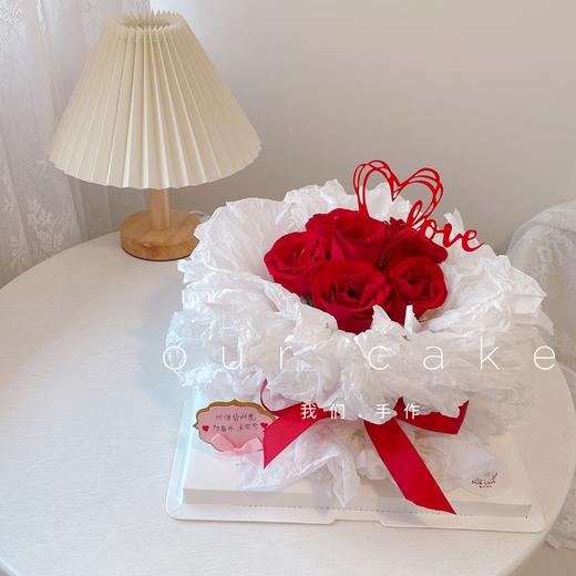 红玫瑰花束蛋糕-低糖处理无添加 商品图2