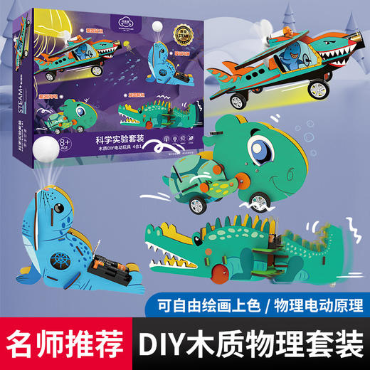 [爆款推荐】科学小实验套装学生科技DIY手工发明木质物理制作器材儿童玩具 商品图2