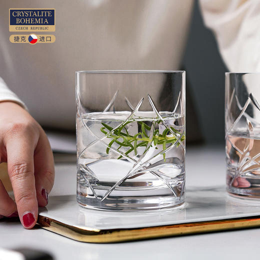 捷克进口BOHEMIA 菲奥娜凝聚系列威士忌杯对杯 商品图1